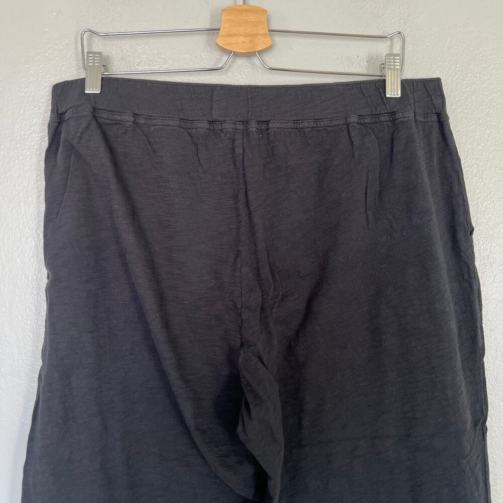 Escape Habitat Clothing Pants Women's XL Black Textured Cotton On The Go Capri - Picture 7 of 12